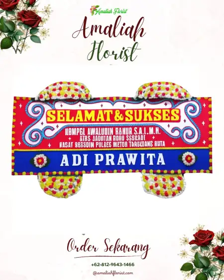 Papan Bunga Ucapan Selamat Sei Tualang Raso